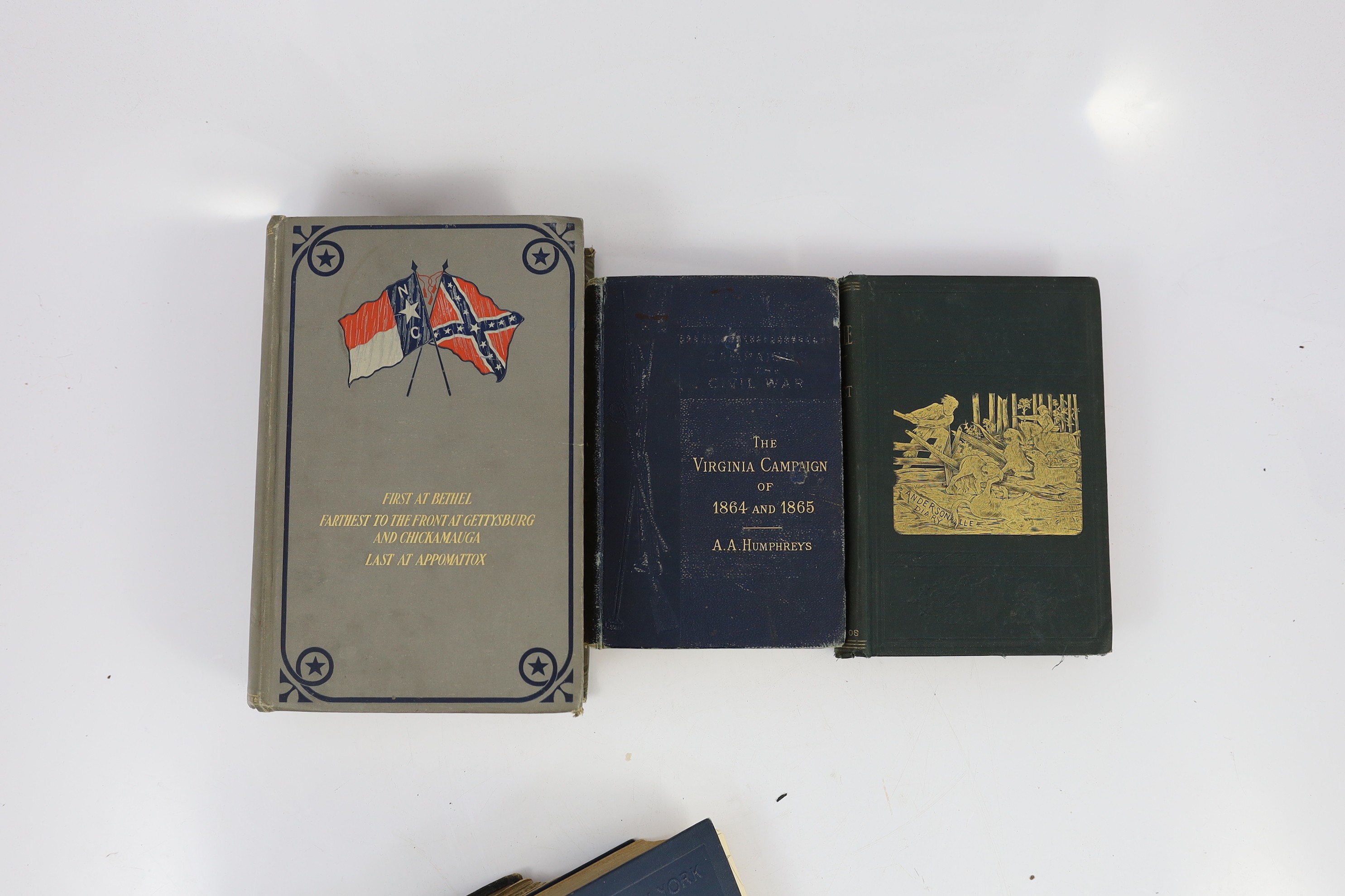 Ransom, John L. - Andersonville Diary, Escape, and List of the Dead ... frontispiece and other illus.; original gilt pictorial cloth.